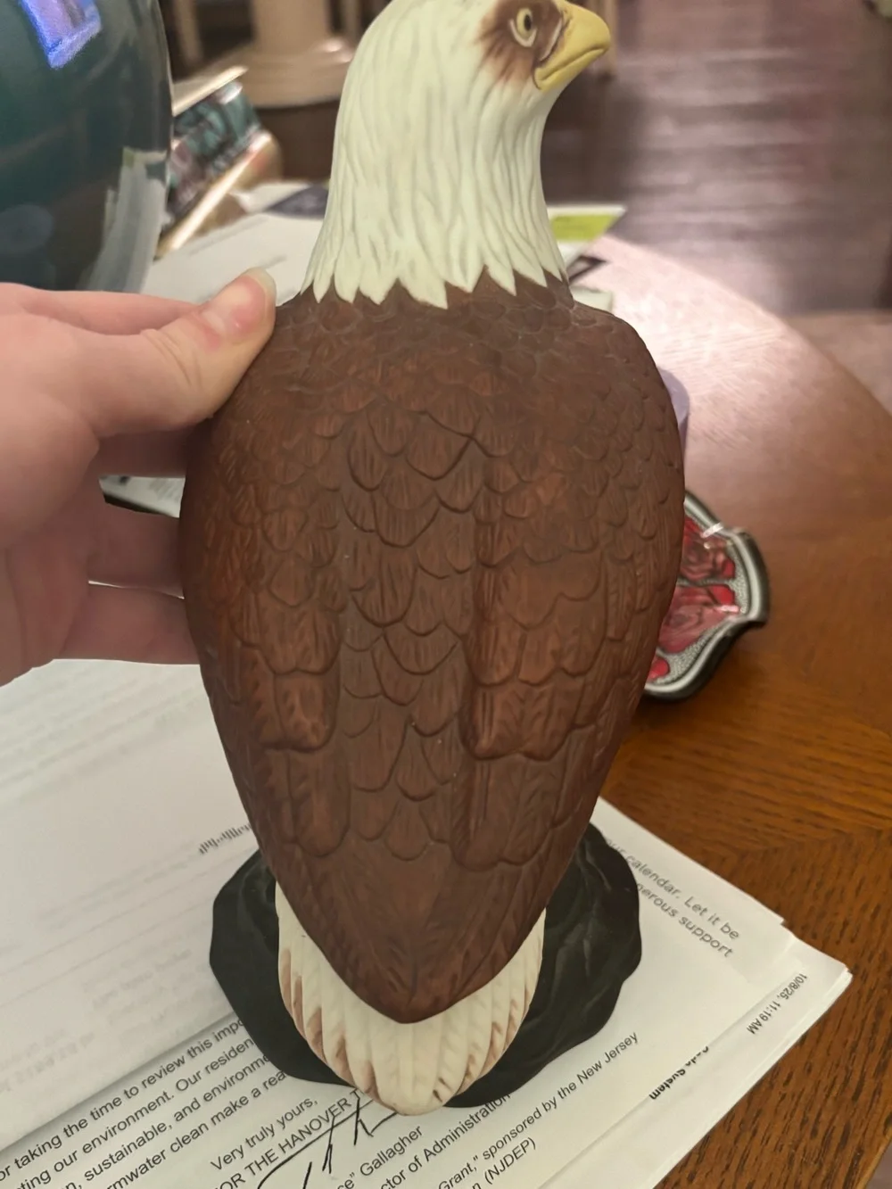 Vintage Bald Eagle Figure